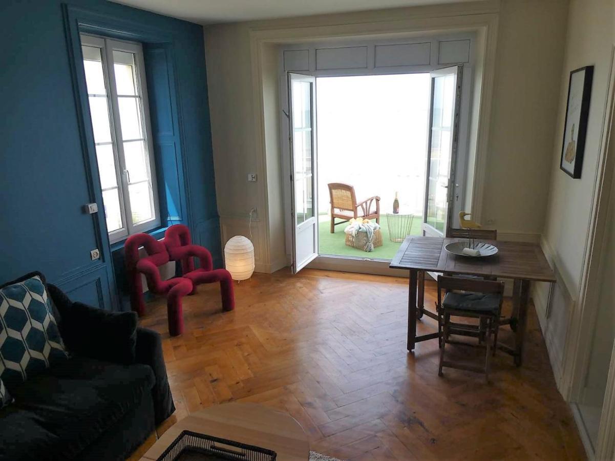 Appartement De Standing - Avec Terrasse Et Vue Mer Arromanches-les-Bains Eksteriør billede