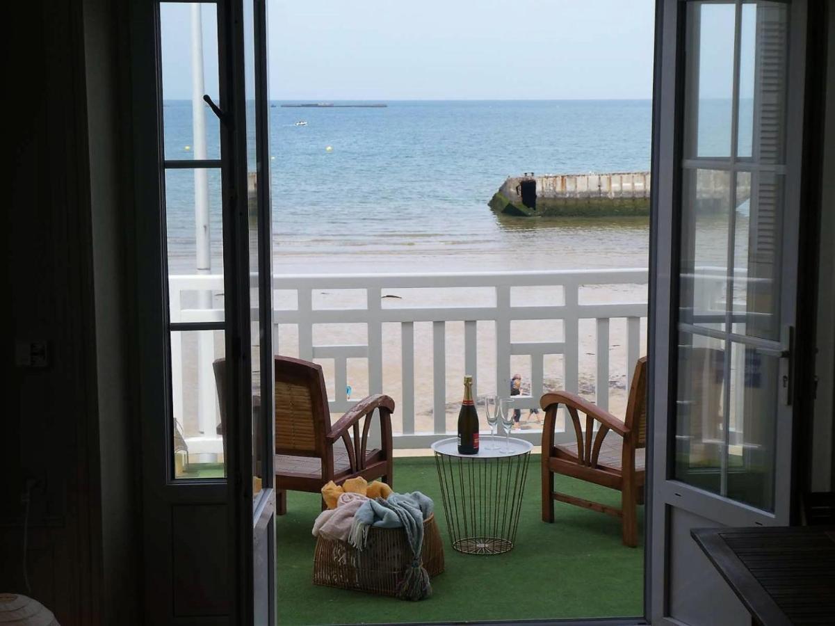 Appartement De Standing - Avec Terrasse Et Vue Mer Arromanches-les-Bains Eksteriør billede