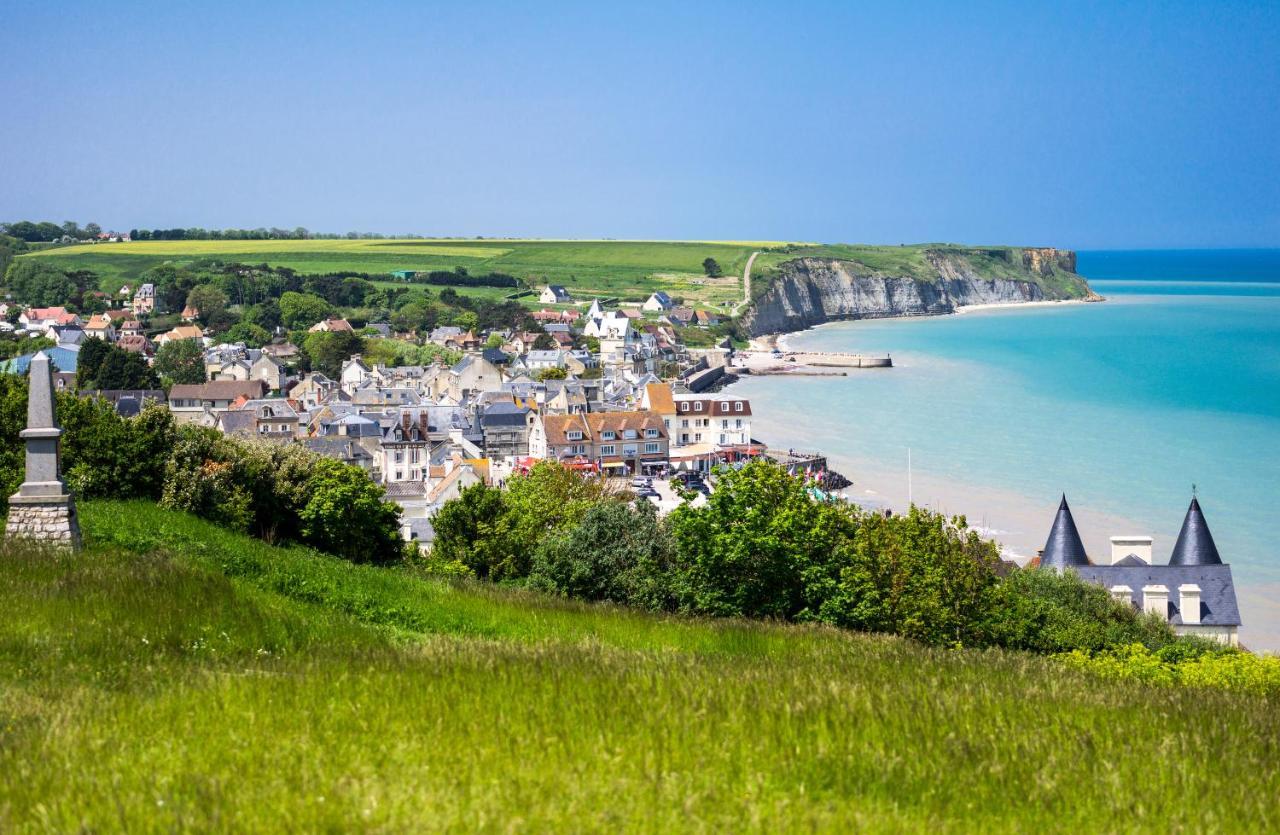 Appartement De Standing - Avec Terrasse Et Vue Mer Arromanches-les-Bains Eksteriør billede